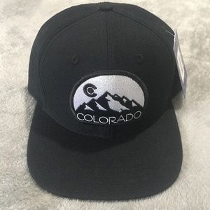 ST8 Supply Colorado State Snapback Hat Black/White Brand New